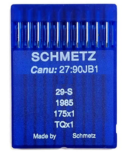 AGUJAS SCHMETZ 29-S, TQx1, 29-S, 1985 Nº 80(AGUJAS MAQ BOTONES)